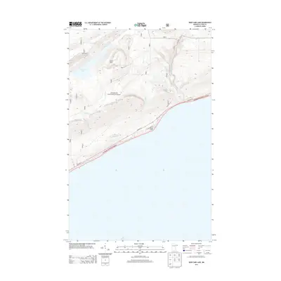 2013 Map of Deer Yard Lake, 2013 Print