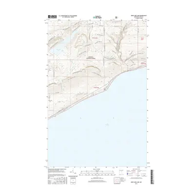 2016 Map of Deer Yard Lake, 2016 Print