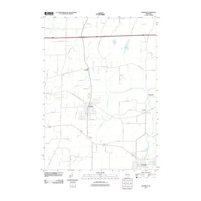 2010 Map of Deerfield, 2010 Print