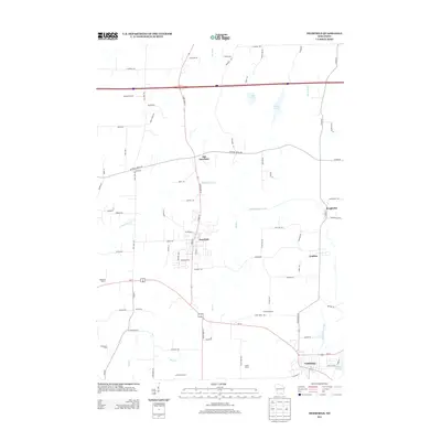 2013 Map of Deerfield, 2013 Print