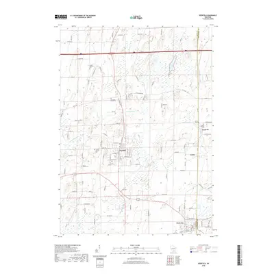 2018 Map of Deerfield, 2018 Print