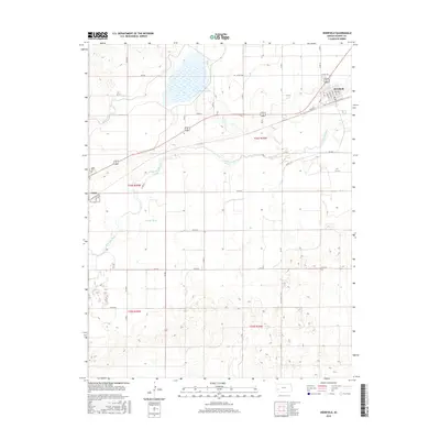 2016 Map of Deerfield, 2016 Print