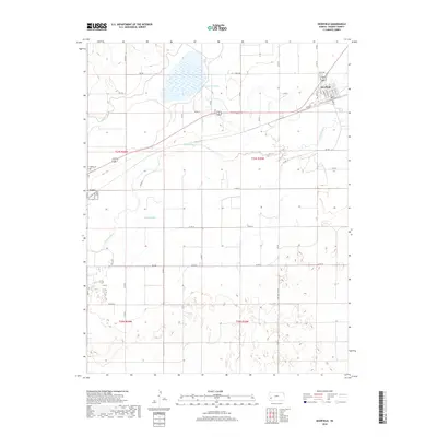 2018 Map of Deerfield, 2018 Print