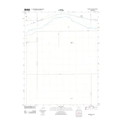 2012 Map of Deerfield NE, 2012 Print
