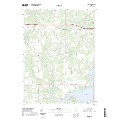 2023 Map of Deerfield, 2023 Print