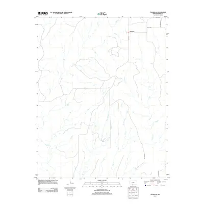 2012 Map of Deerhead, 2012 Print
