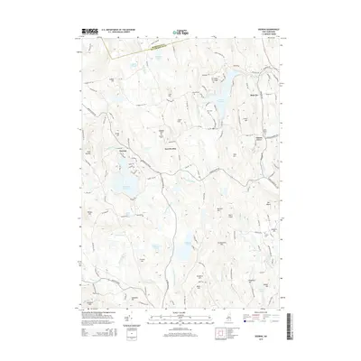 2015 Map of Deering, 2015 Print