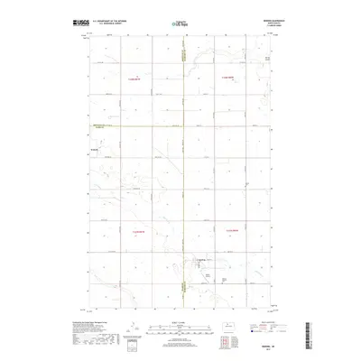 2017 Map of Deering, 2017 Print