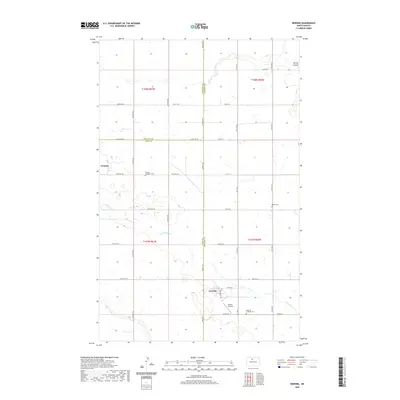 2020 Map of Deering, 2020 Print