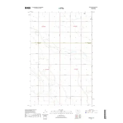 2017 Map of Deering NW, 2017 Print