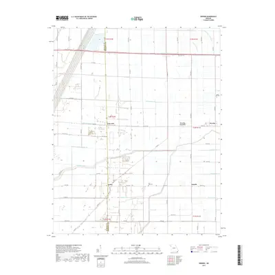 2017 Map of Deering, 2017 Print