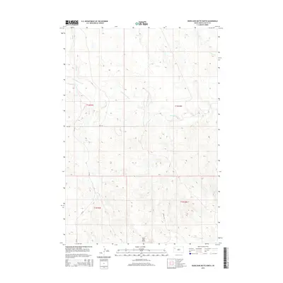 2015 Map of Deers Ears Butte North, 2015 Print