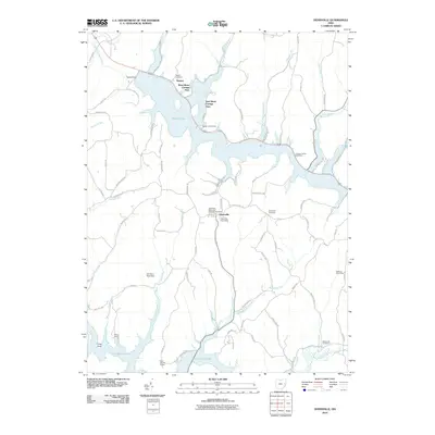 2010 Map of Deersville, 2010 Print