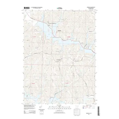 2013 Map of Deersville, 2013 Print