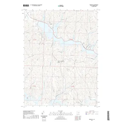 2019 Map of Deersville, 2019 Print