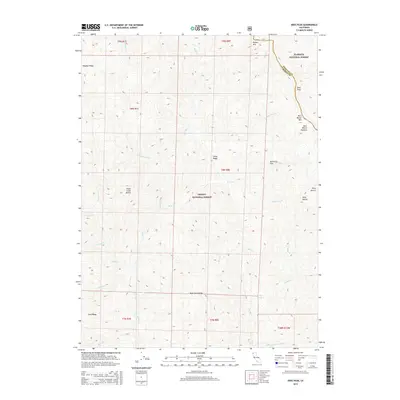 2015 Map of Dees Peak, 2015 Print