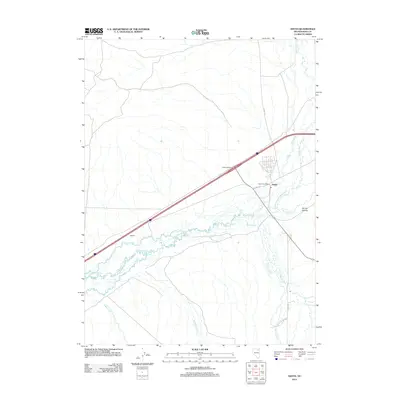 2012 Map of Deeth, 2012 Print