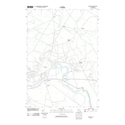 2010 Map of Deferiet, 2010 Print