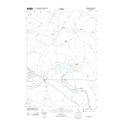 2013 Map of Deferiet, 2013 Print