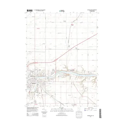 2013 Map of Defiance East, 2013 Print