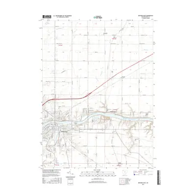 2016 Map of Defiance East, 2016 Print