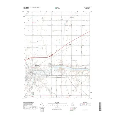 2019 Map of Defiance East, 2019 Print