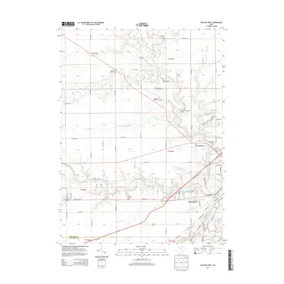 2013 Map of Defiance West, 2013 Print