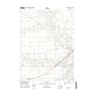 2016 Map of Defiance West, 2016 Print