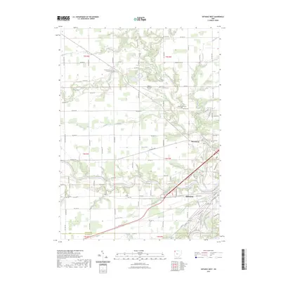 2023 Map of Defiance West, 2023 Print