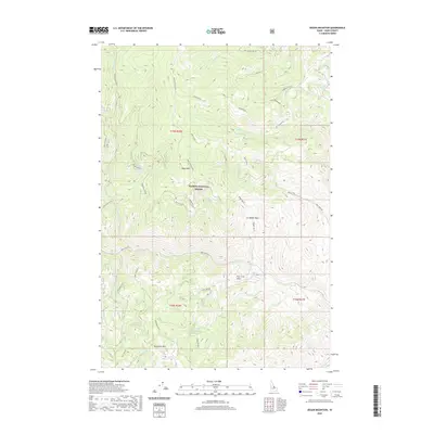 2020 Map of Degan Mountain, 2020 Print
