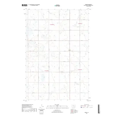 2018 Map of Deisem, 2018 Print