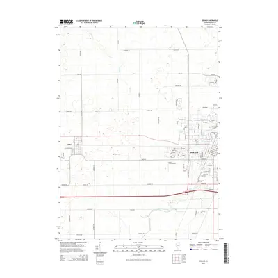 2015 Map of DeKalb, 2015 Print