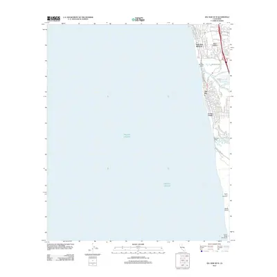 2012 Map of Del Mar OE W, 2012 Print