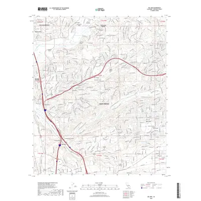 2018 Map of Del Mar, 2018 Print
