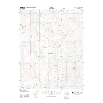 2013 Map of Del Norte Peak, 2013 Print