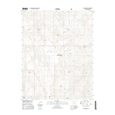 2016 Map of Del Norte Peak, 2016 Print