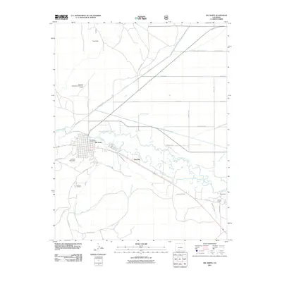 2011 Map of Del Norte, 2011 Print