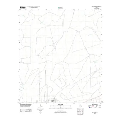 2010 Map of Del Rio NE, 2010 Print