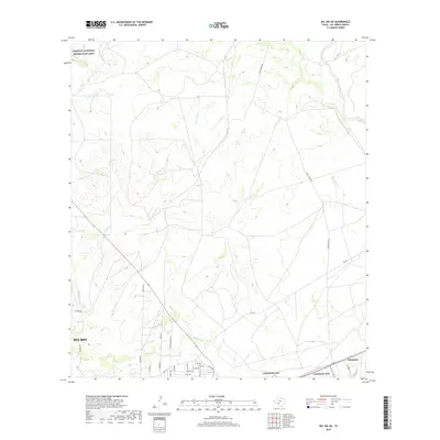 2019 Map of Del Rio NE, 2019 Print