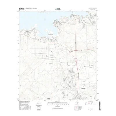 2016 Map of Del Rio NW, 2016 Print