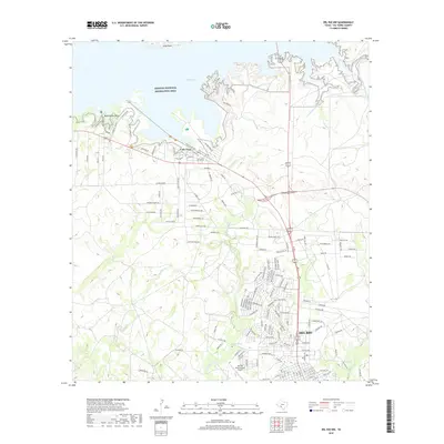 2019 Map of Del Rio NW, 2019 Print
