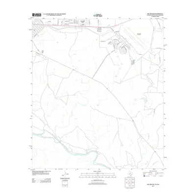 2013 Map of Del Rio SE, 2013 Print