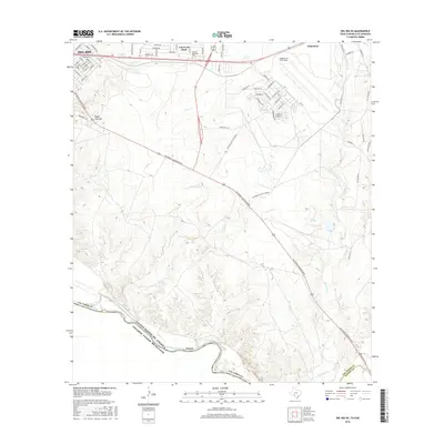 2016 Map of Del Rio SE, 2016 Print