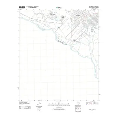 2010 Map of Del Rio SW, 2010 Print