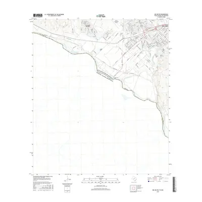 2016 Map of Del Rio SW, 2016 Print