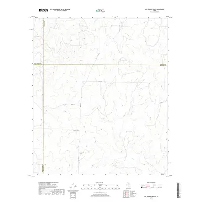 2019 Map of Del Venado Ranch, 2019 Print