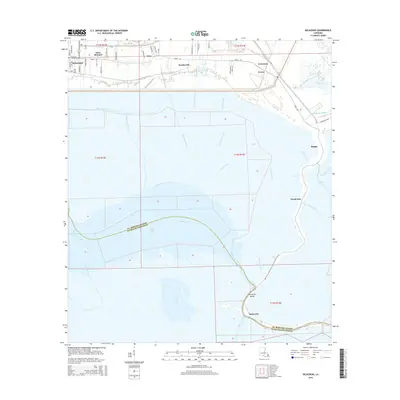 2015 Map of Delacroix, 2015 Print