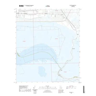 2020 Map of Delacroix, 2020 Print
