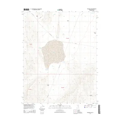 2014 Map of Delamar Lake, 2014 Print