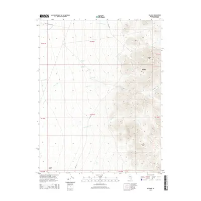 2014 Map of Delamar, 2014 Print